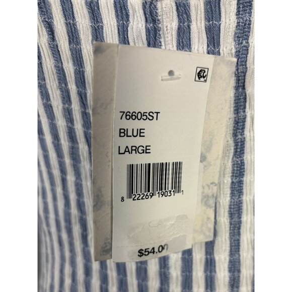 Raviya Women's Tiered Striped Dress Cover-up Multicolor Large New With Tags. - Picture 8 of 12